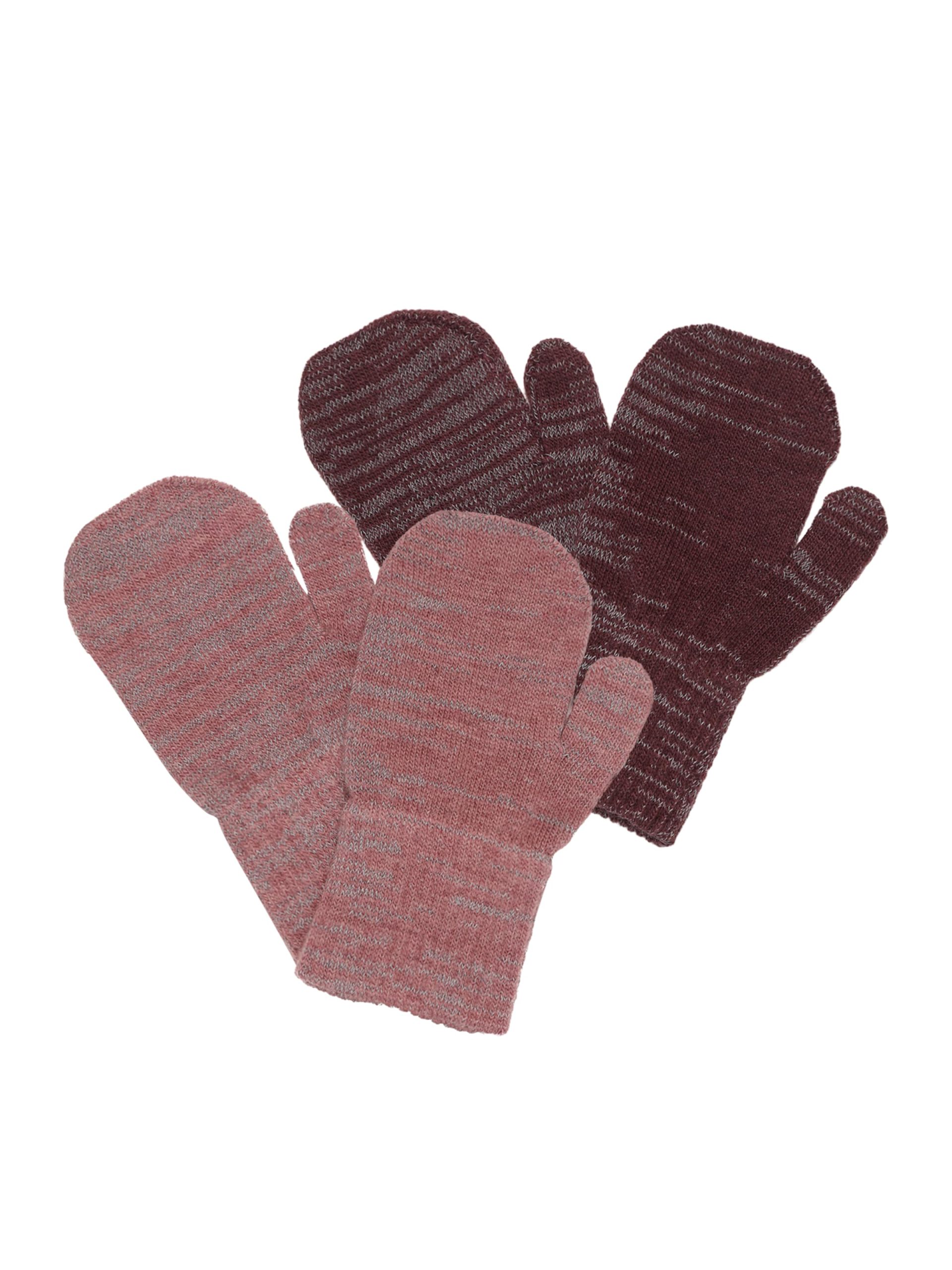 Guantes 'Magic' CeLaVi en Marrón Oscuro, Rosa Claro 8904010 Liquidación