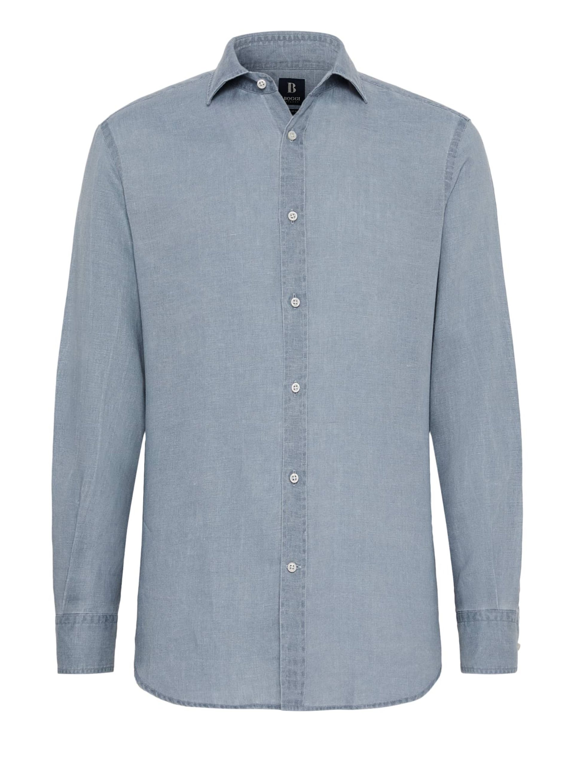 Ajuste regular Camisa Boggi Milano en Azul Claro 17886497 ¡Tendencia ahora!