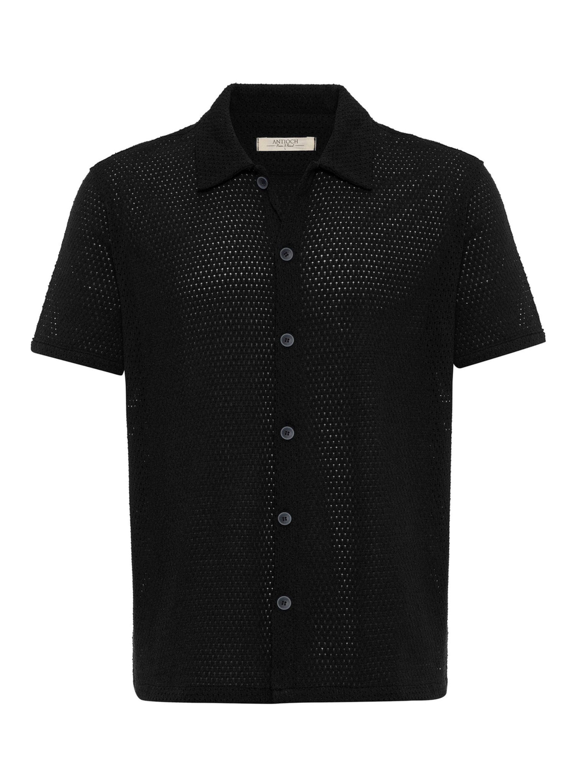 Ajuste confortable Camisa Antioch en Negro 17538095