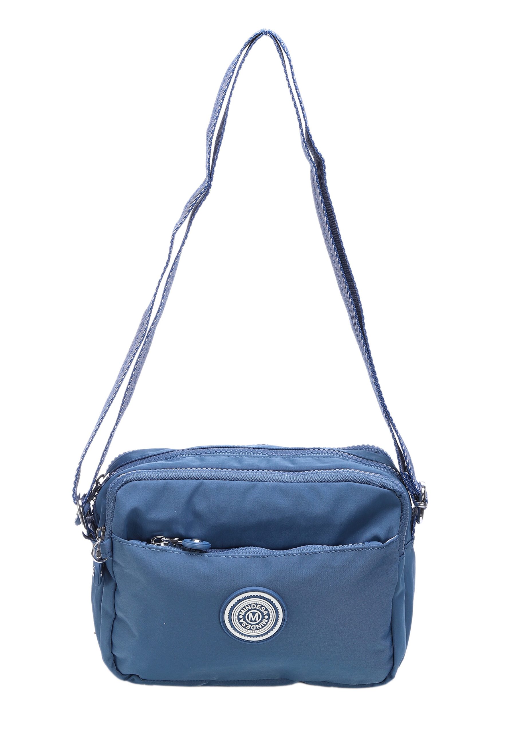 Bolso de hombro Mindesa en Azul 17609289 Liquidación
