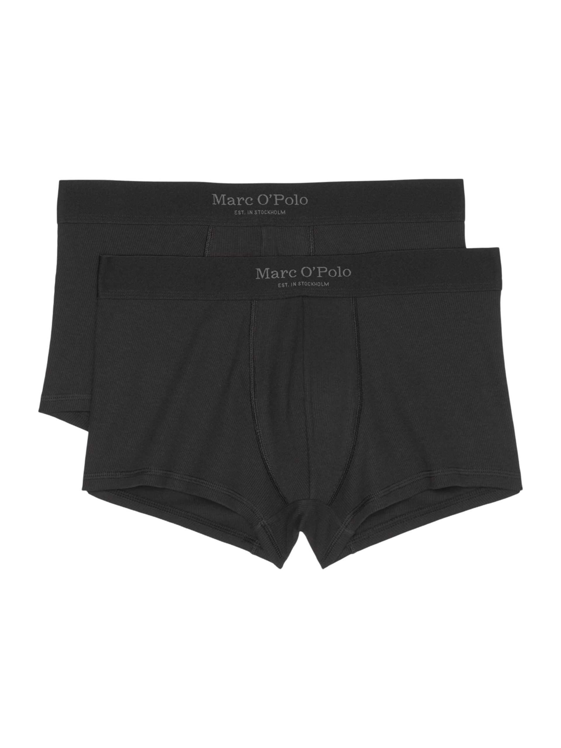Calzoncillo boxer ' Iconic Rib ' Marc O'Polo en Negro 17685806 Descuento