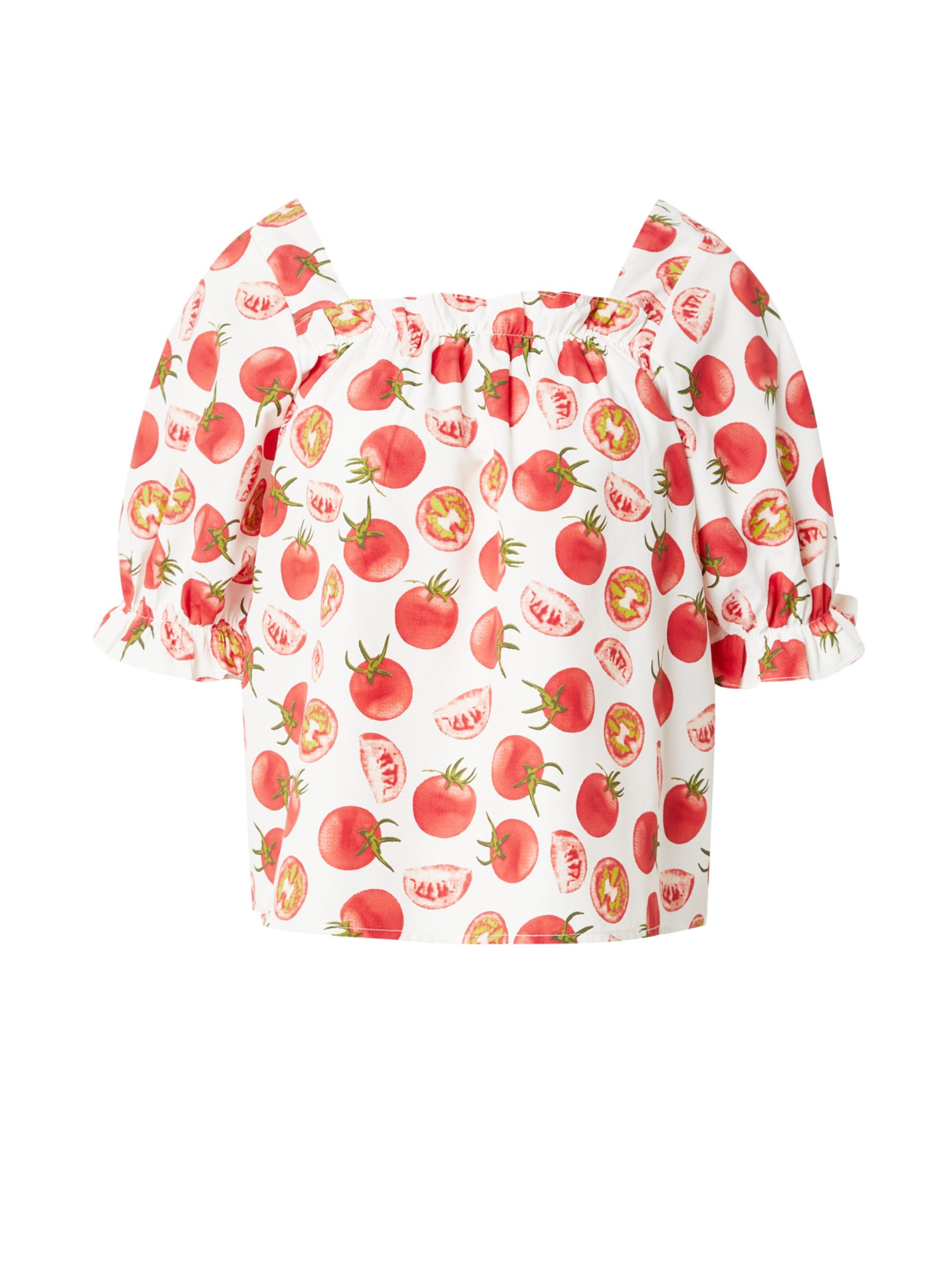 Blusa 'TOMATO' PIECES en Blanco 17973261 Oferta caliente