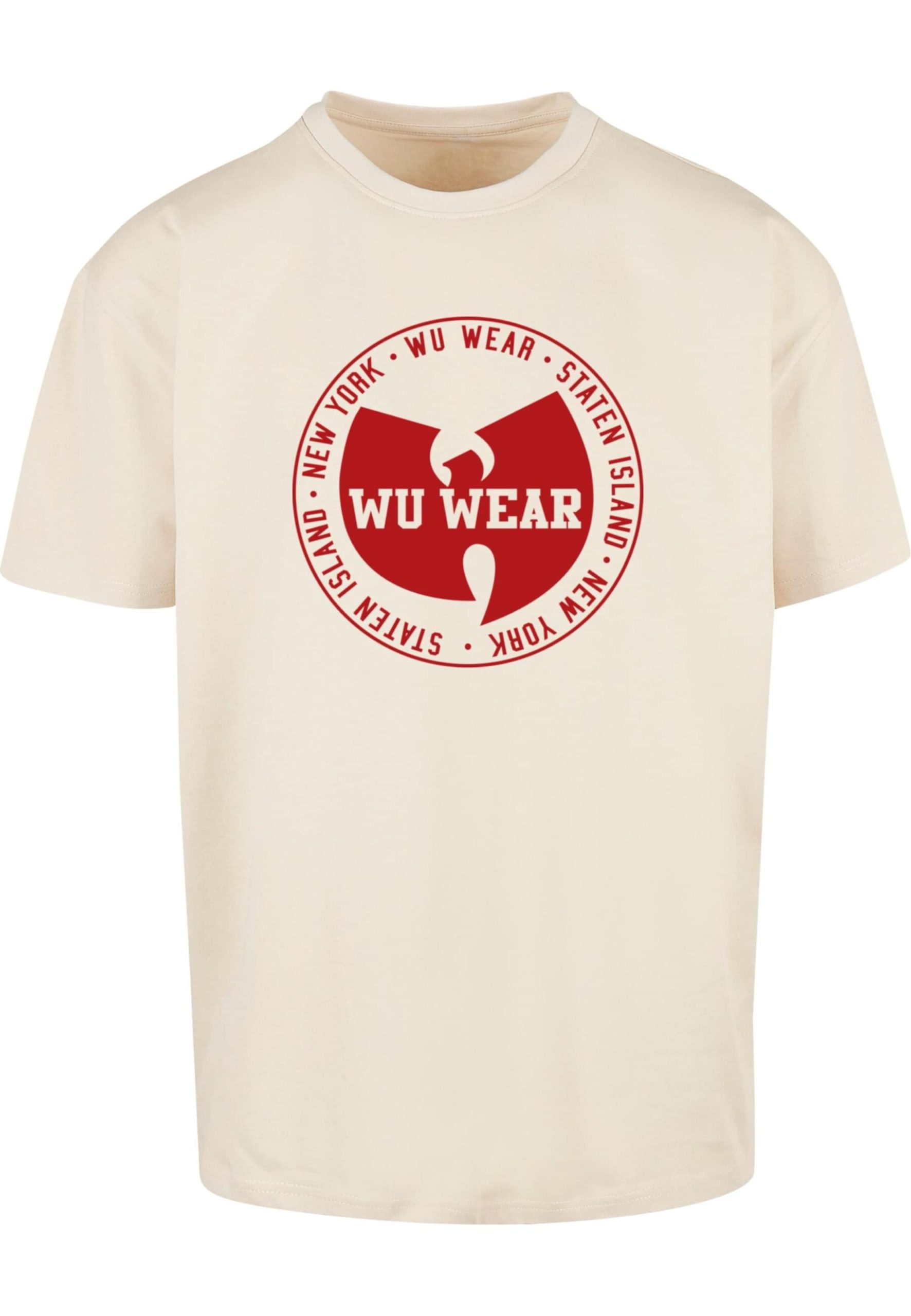 Camiseta 'WU Wear Circle' Mister Tee en Crema 17853360 Trato en línea