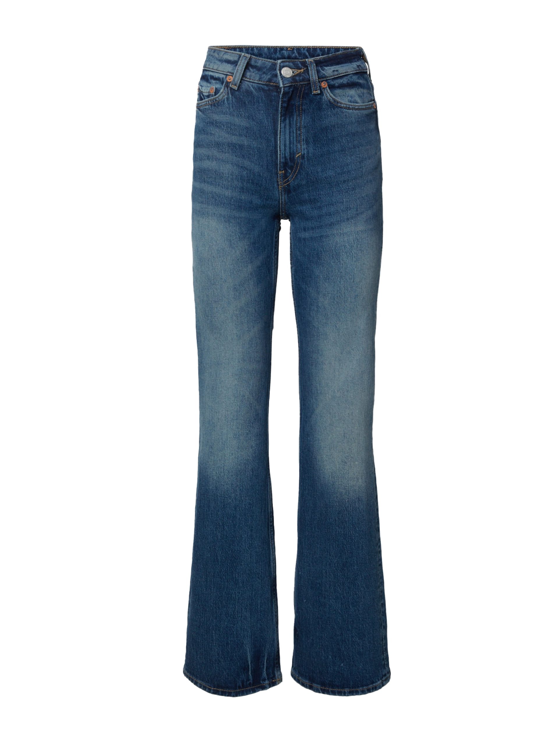 Acampanado Vaquero WEEKDAY en Azul Oscuro 8711371 En oferta