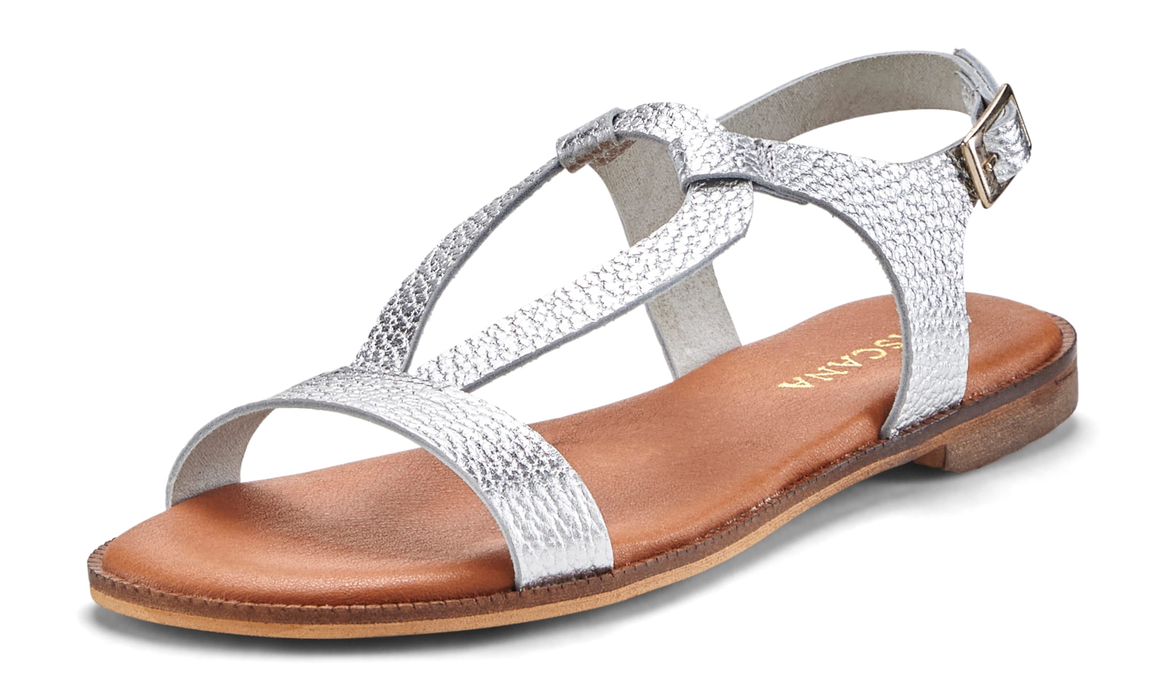 Sandalias con hebilla LASCANA en Plata 17977771 Barato