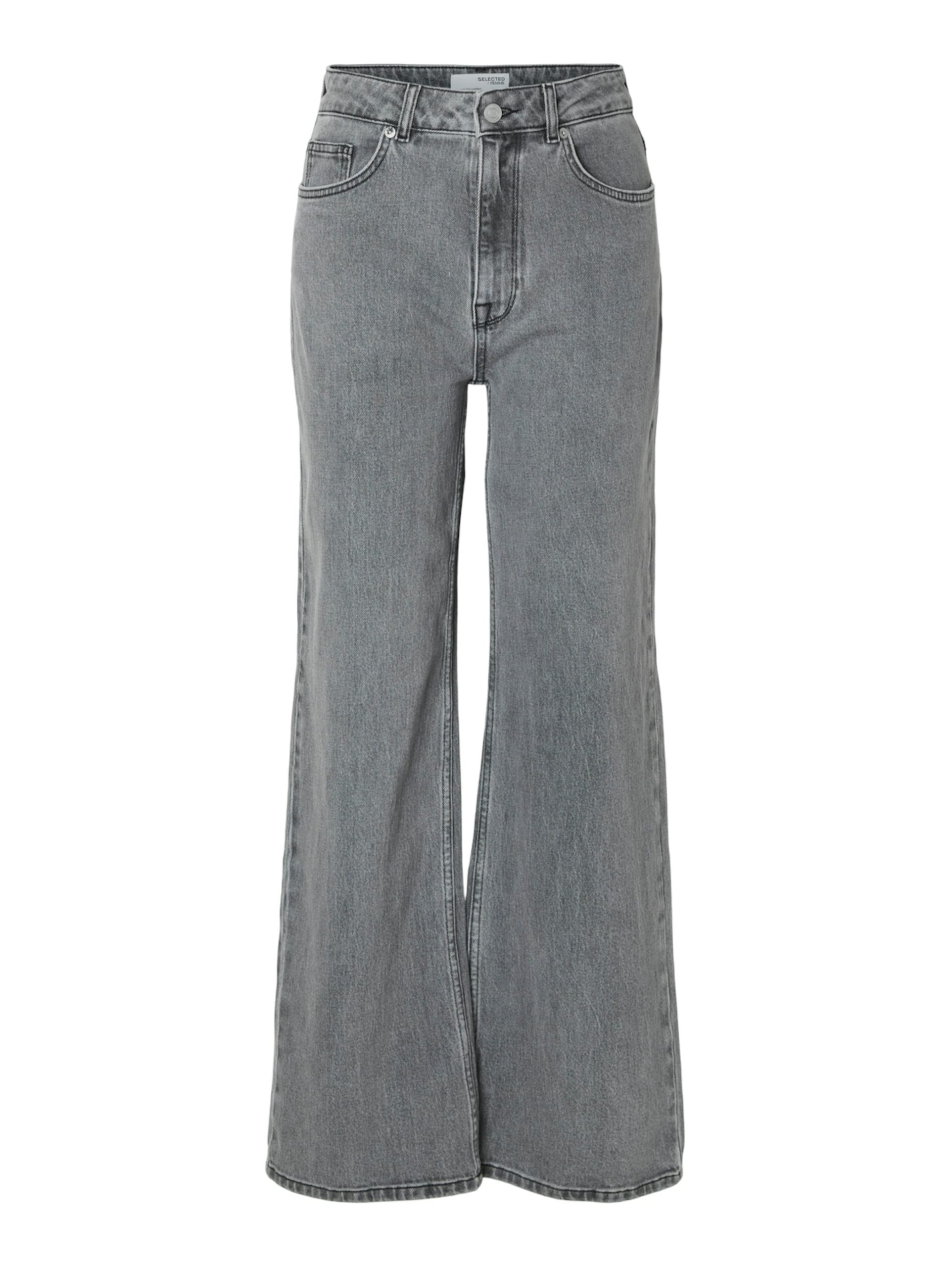 Pierna ancha Vaquero 'SLFALice' SELECTED FEMME en Gris Claro 17722513 Oferta