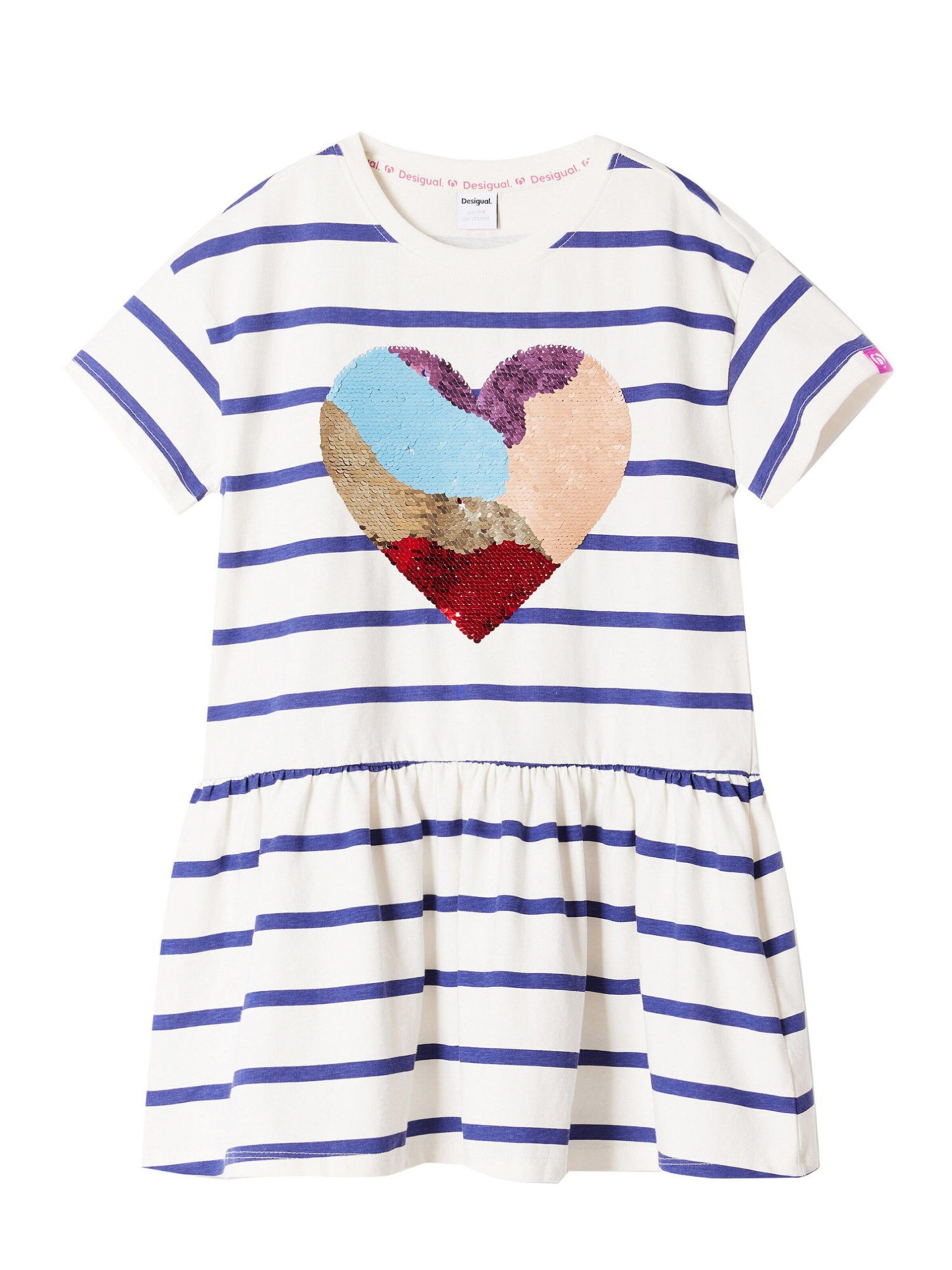 Vestido Desigual en Blanco 17853249 Disponible ahora