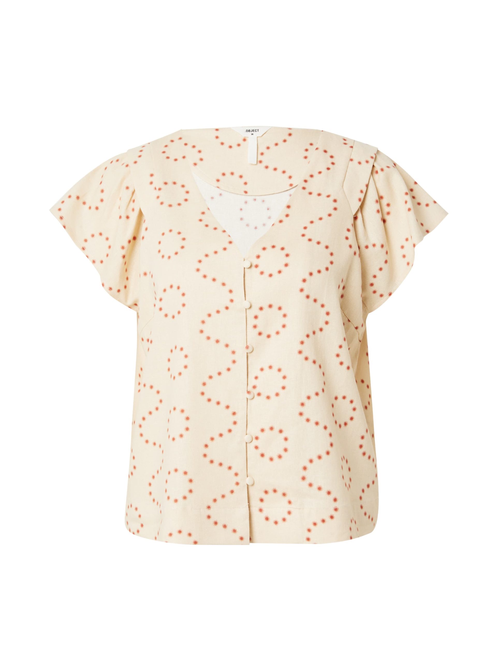 Blusa 'Chang' OBJECT en Crema 17710452 Suministro