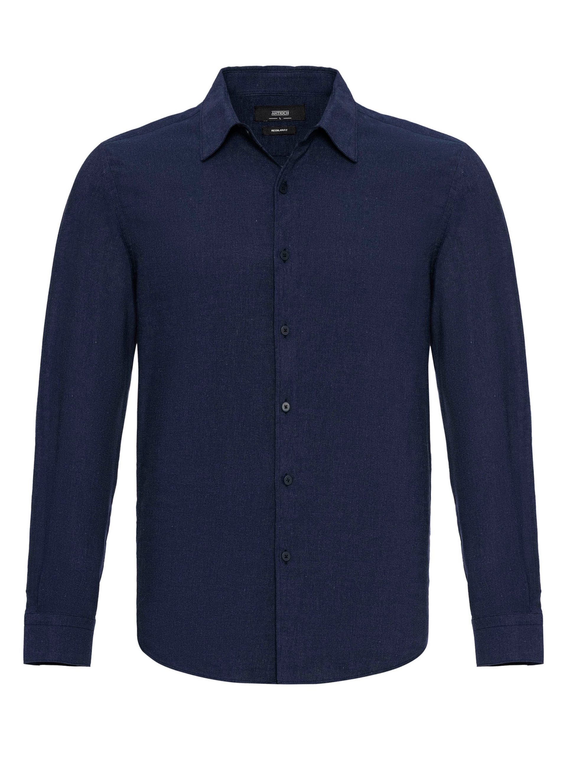 Ajuste regular Camisa Antioch en Marino 17537370 Liquidación