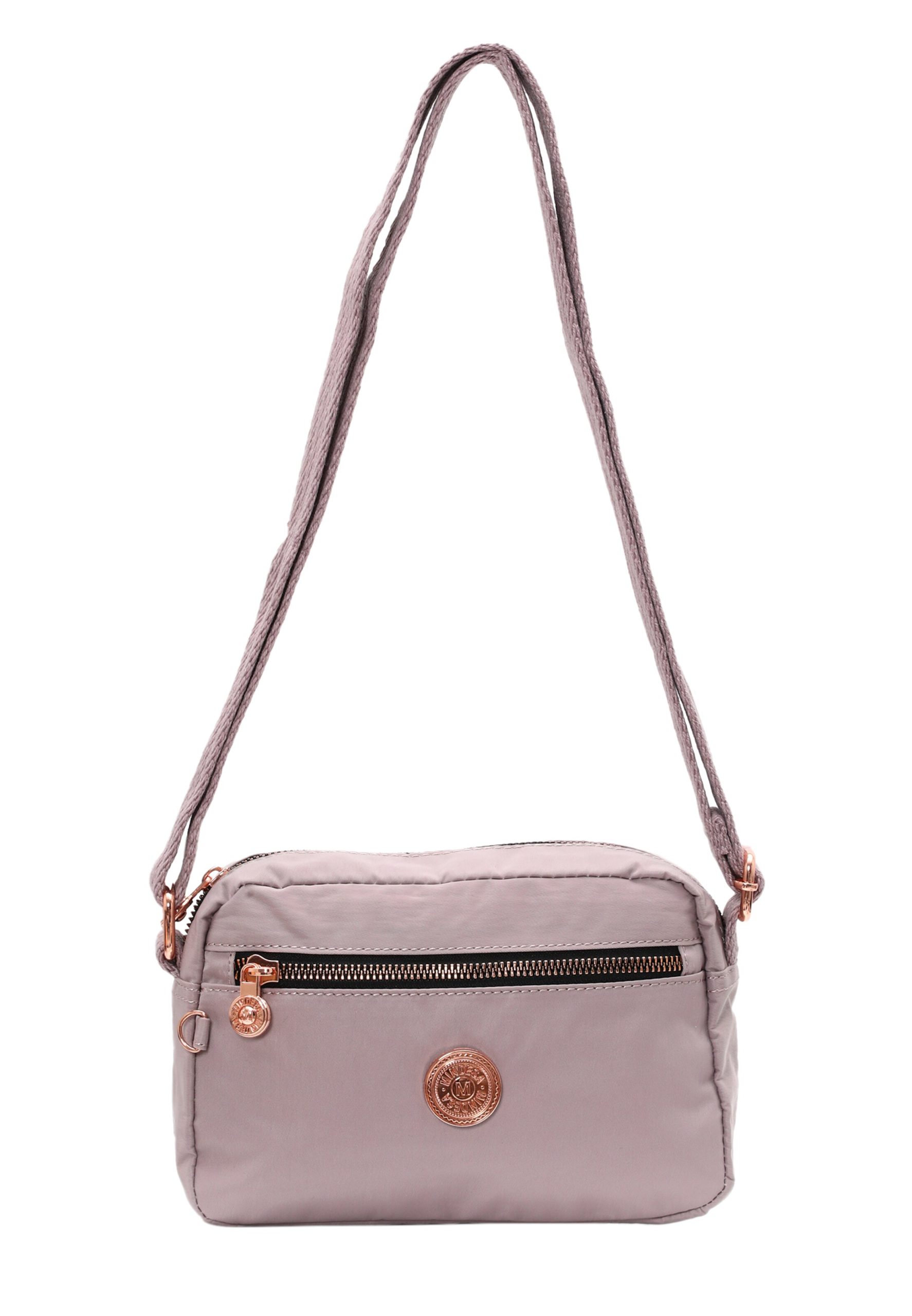 Bolso de hombro Mindesa en Malva 17609229