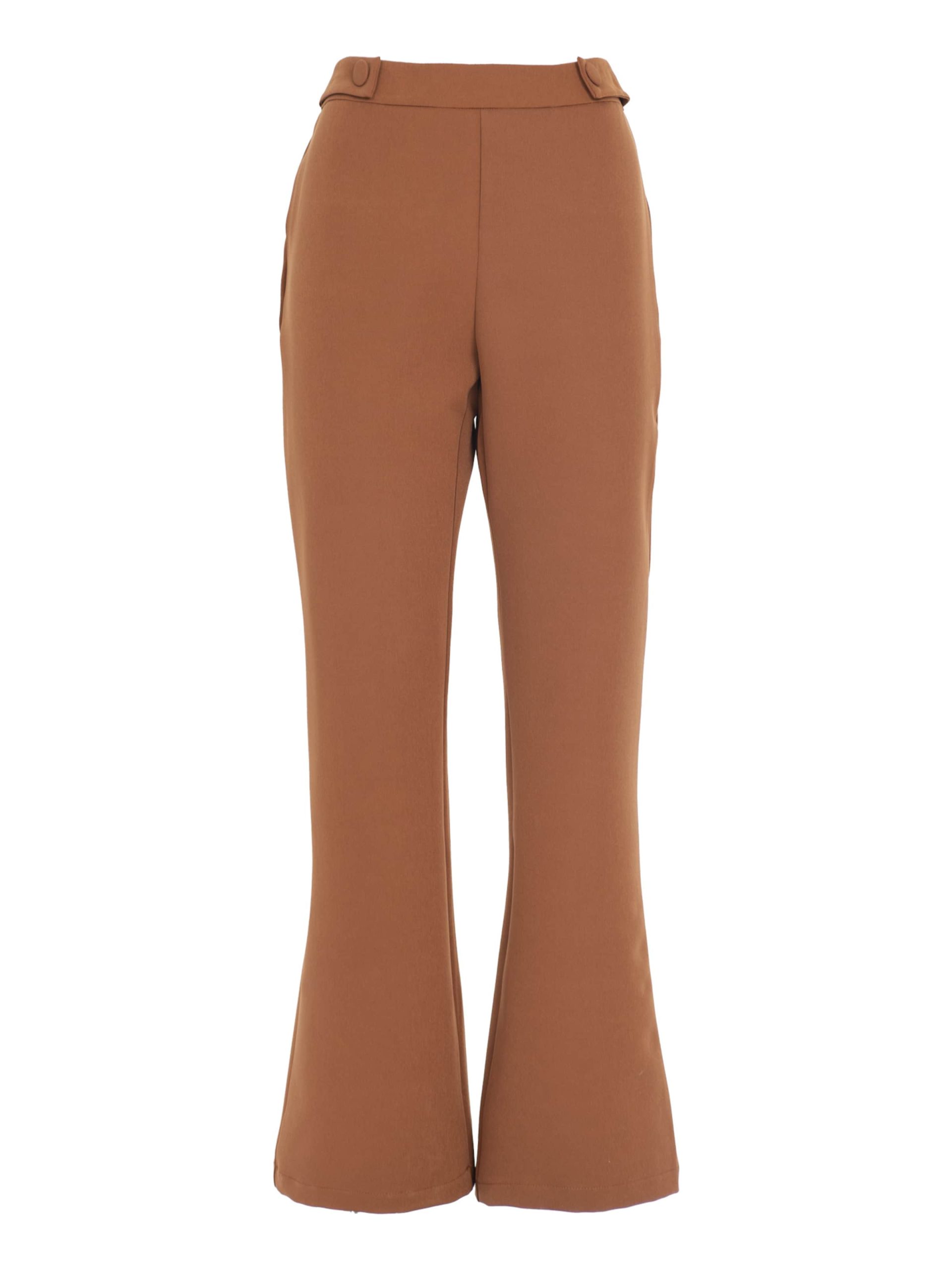 Acampanado Pantalón Influencer en Cognac 17539279 Trato en línea