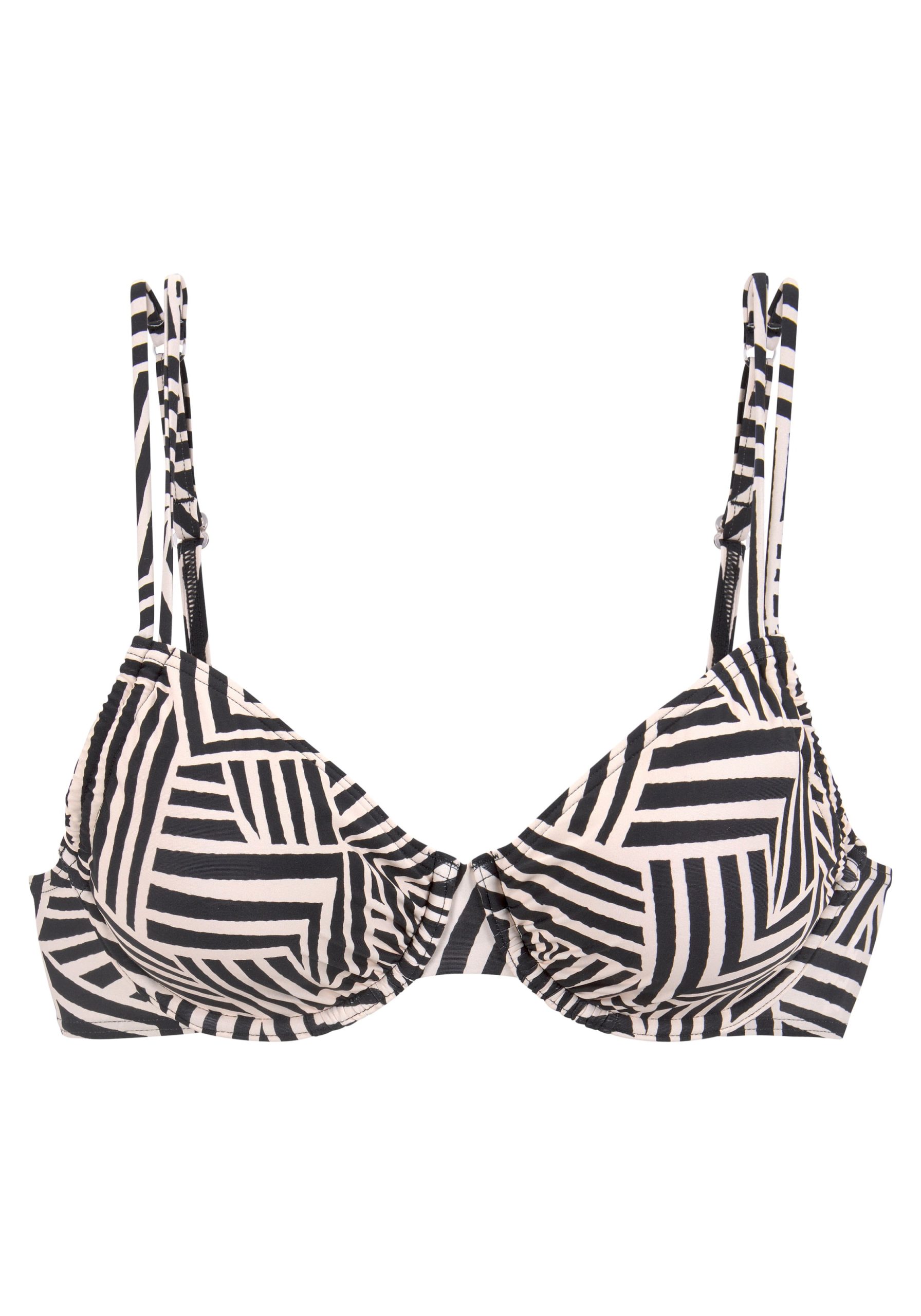 Clásico Top de bikini LASCANA en Ecru, Negro 17941557 Descuento