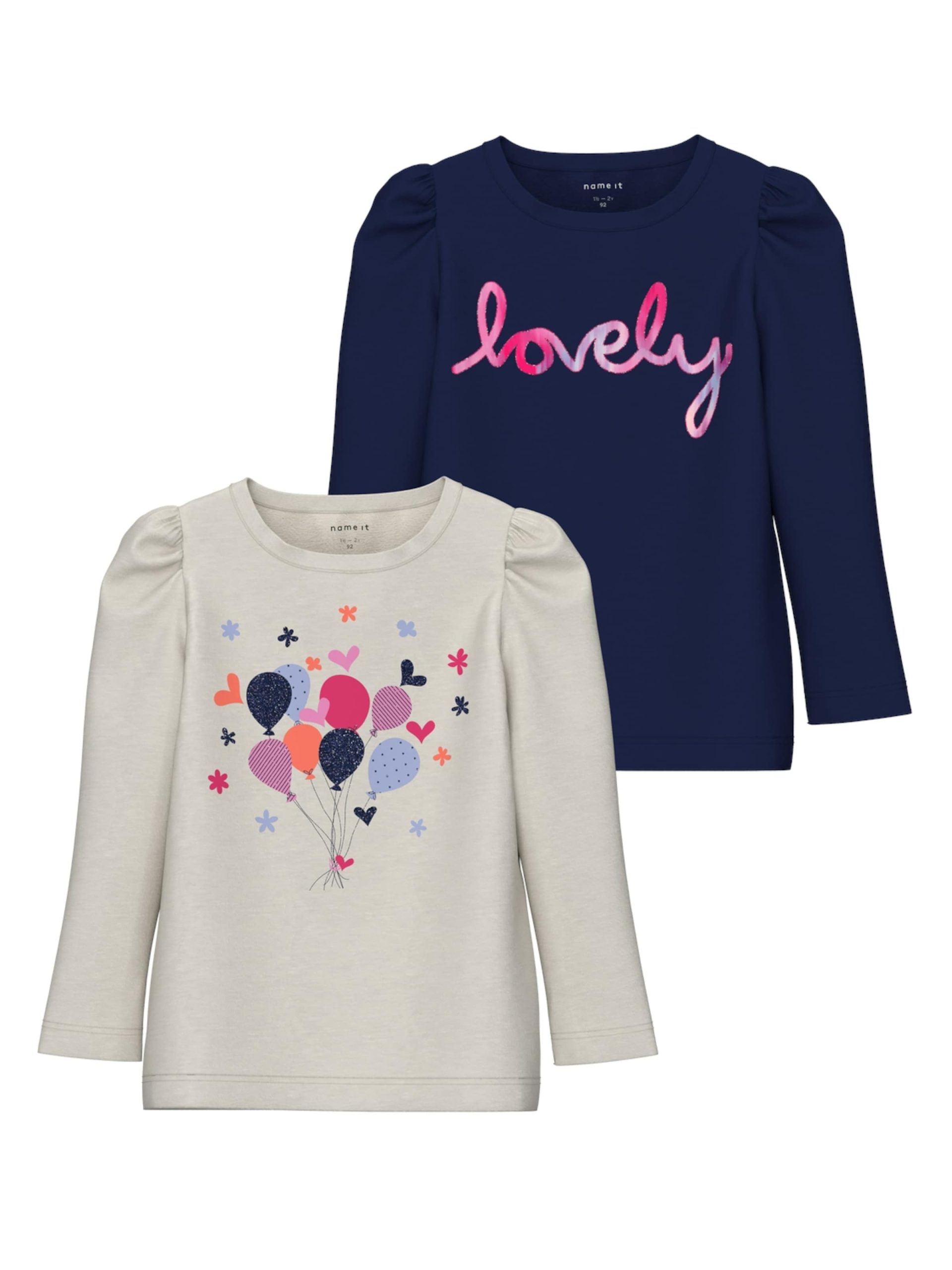 Camiseta 'NMFLonnia' NAME IT en Kitt, Navy 18017771 Gran venta en línea