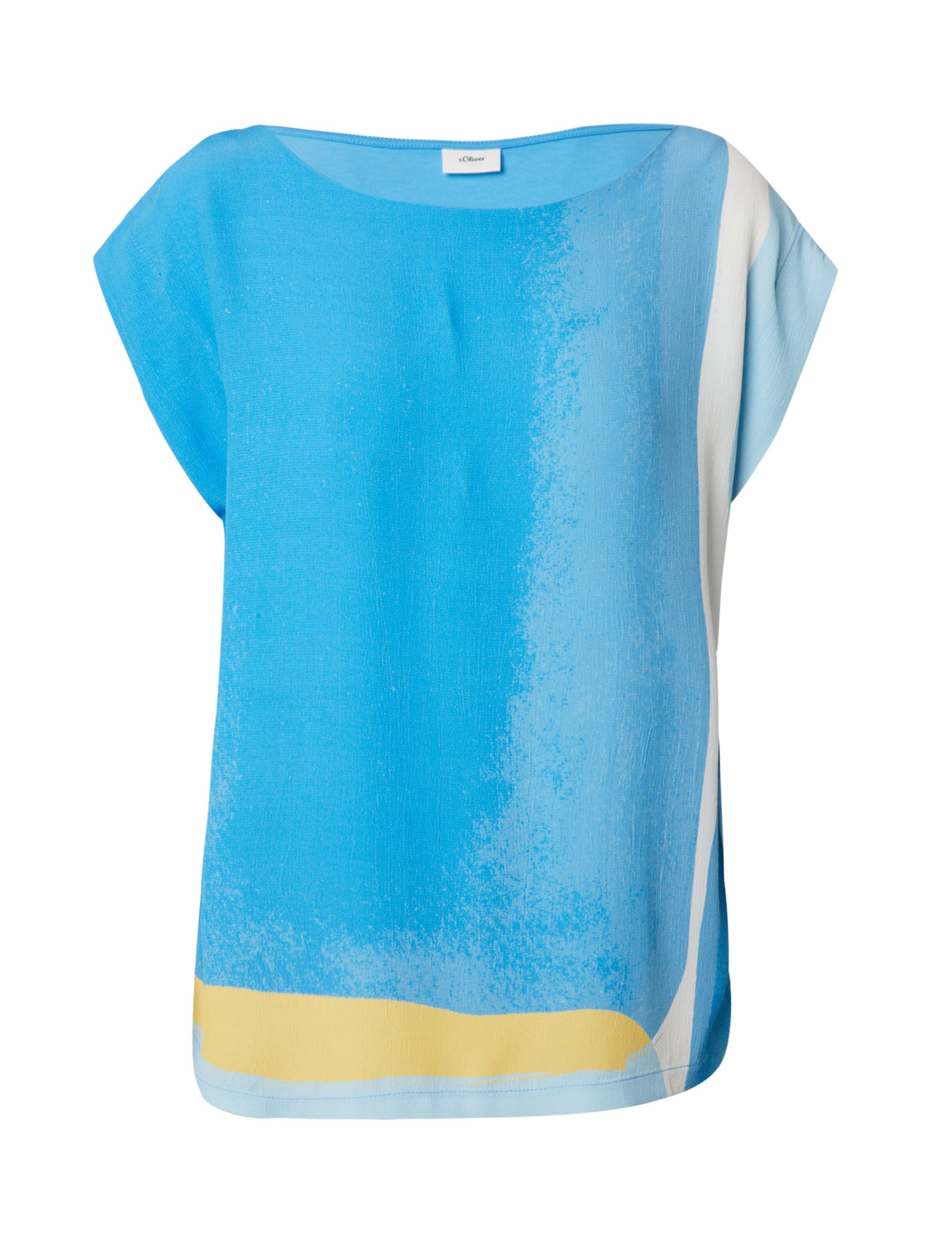Camiseta s.Oliver BLACK LABEL en Azul Oscuro, Azul Claro 18030580 En oferta
