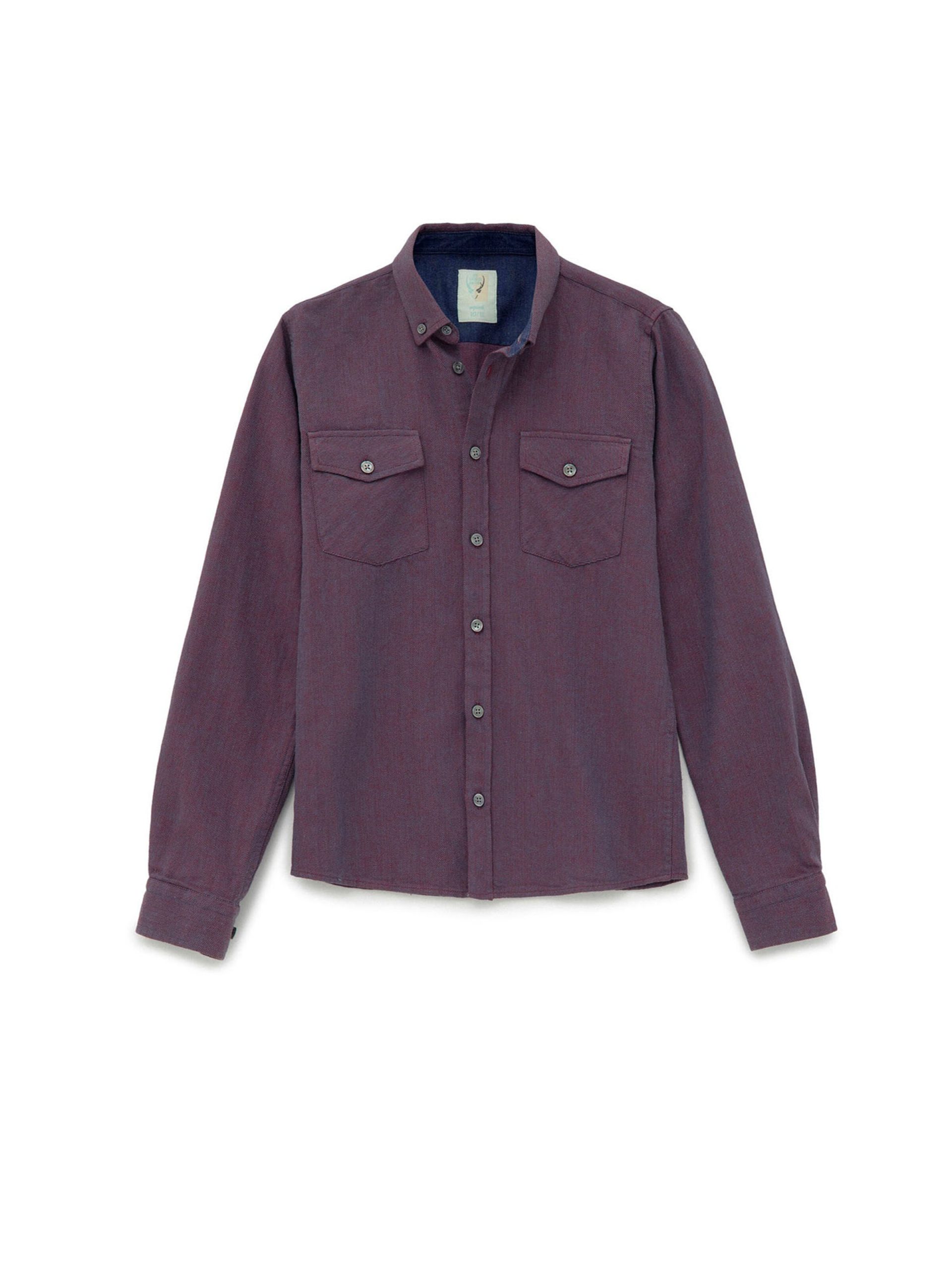 Ajuste regular Camisa By Diess Collection en Berenjena 17516478 Gran venta en línea